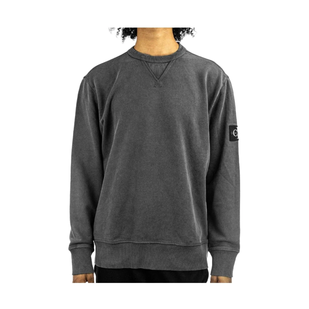 Calvin Klein Stijlvolle Sweatshirt voor Mannen Gray Heren