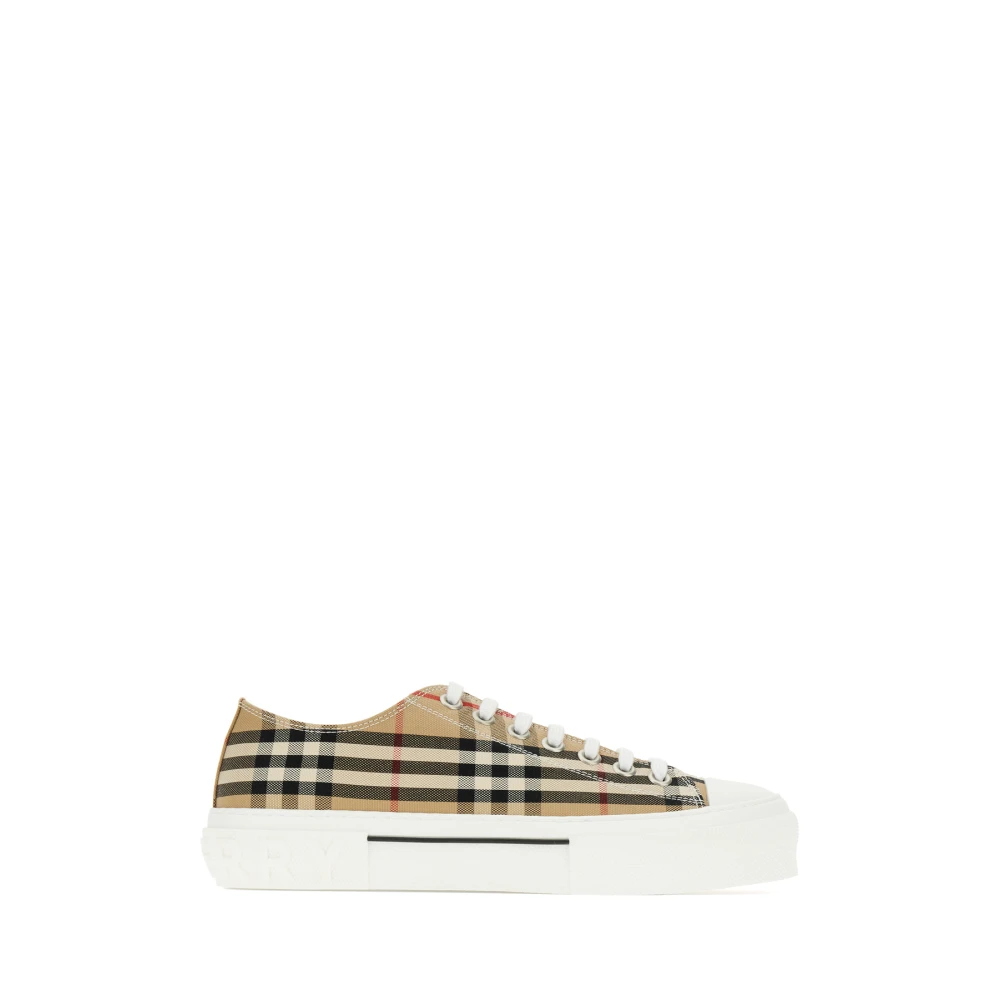 Burberry Stiliga Sneakers för Män och Kvinnor Beige, Herr