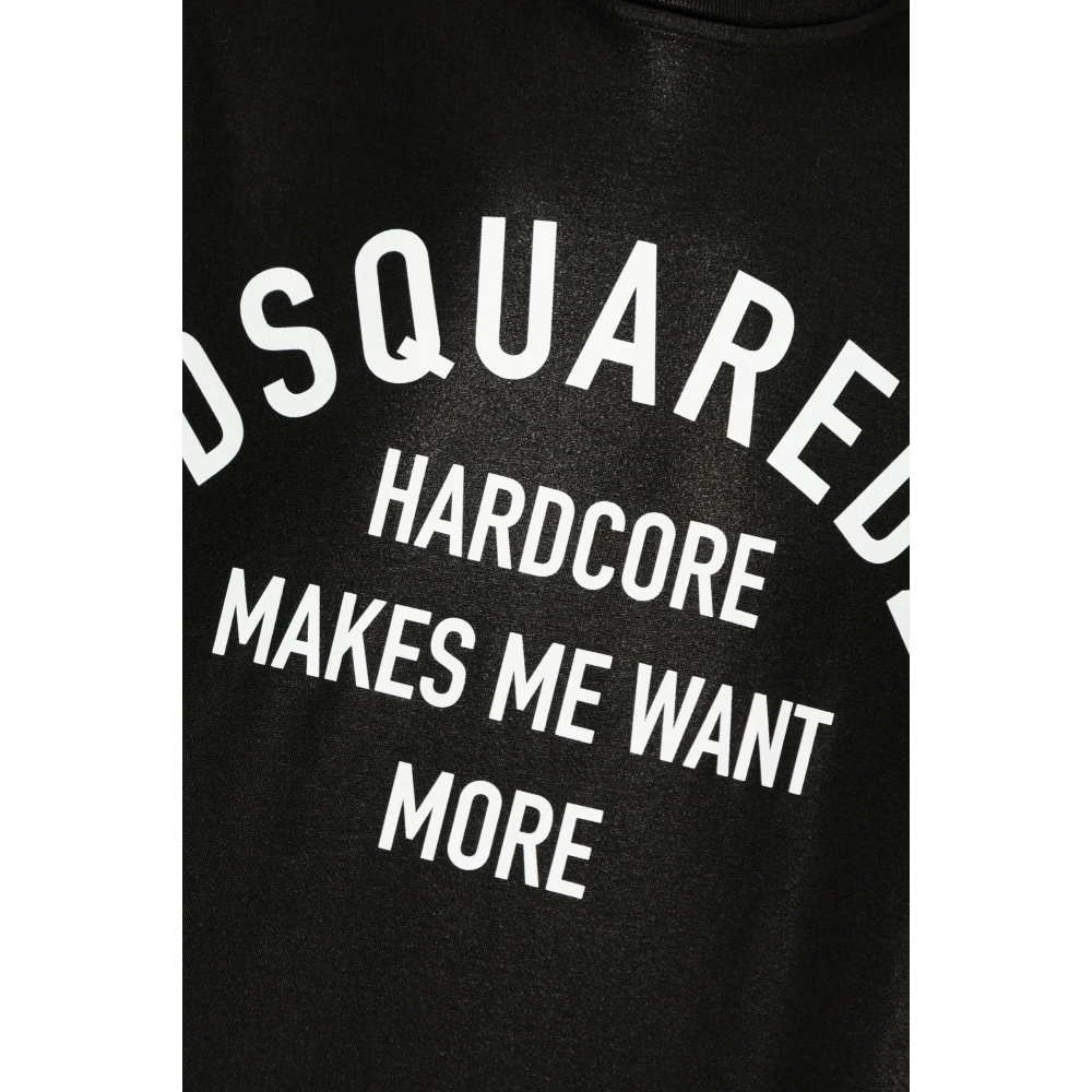 Dsquared2 T-shirt met print Black Heren