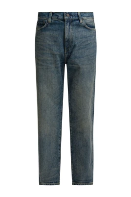 Straight Leg Denim Jeans