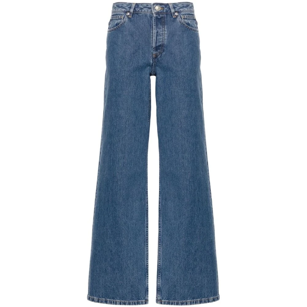 A.p.c. Wide Jeans Blue Dames