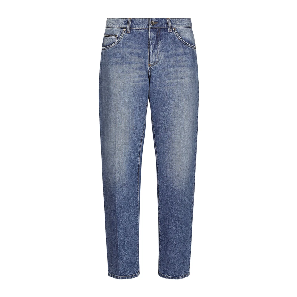 Dolce & Gabbana Denim Mode Jeans Gp02Xdg8Kz6S9001 Blue Heren