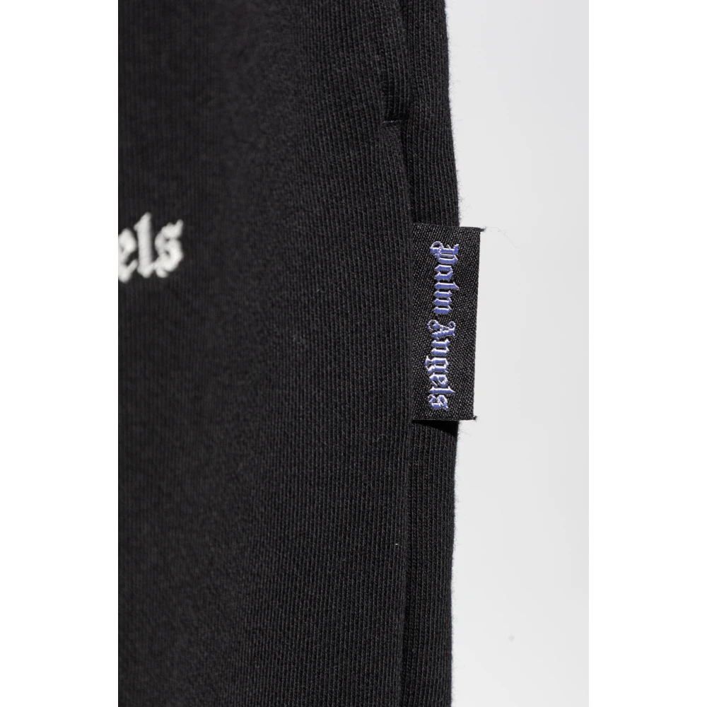 Palm Angels Trainingsbroek met logo Black Heren