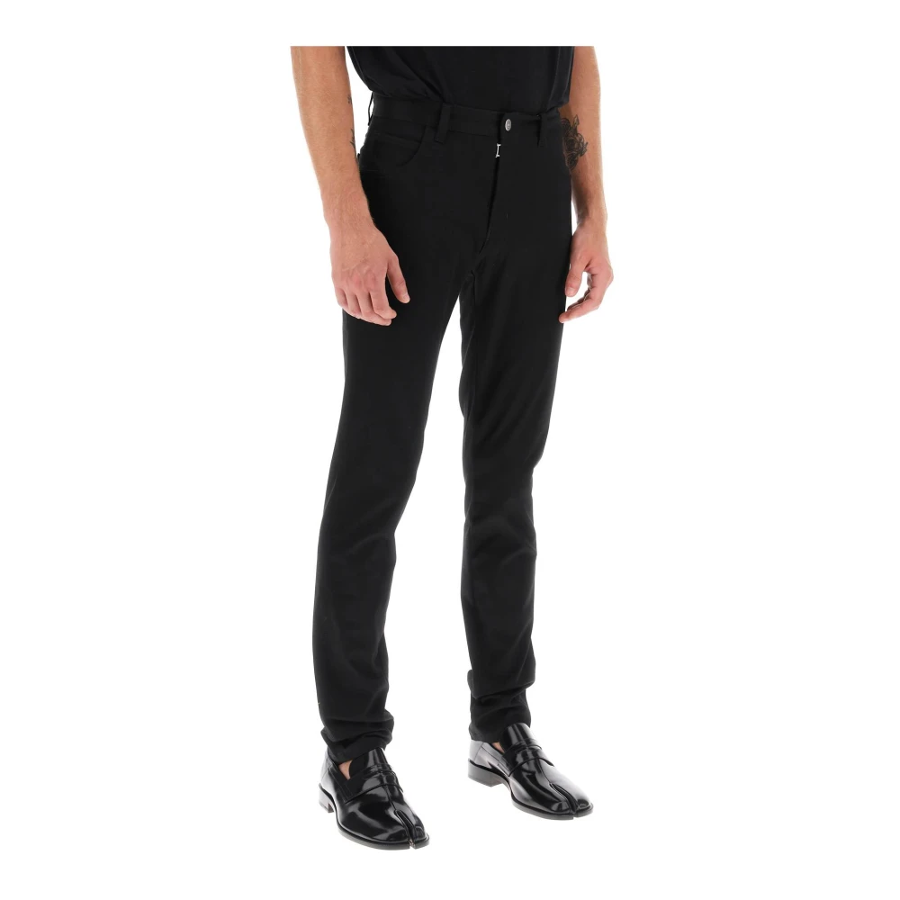 Maison Margiela Skinny Jeans met Vijf Zakken Black Heren