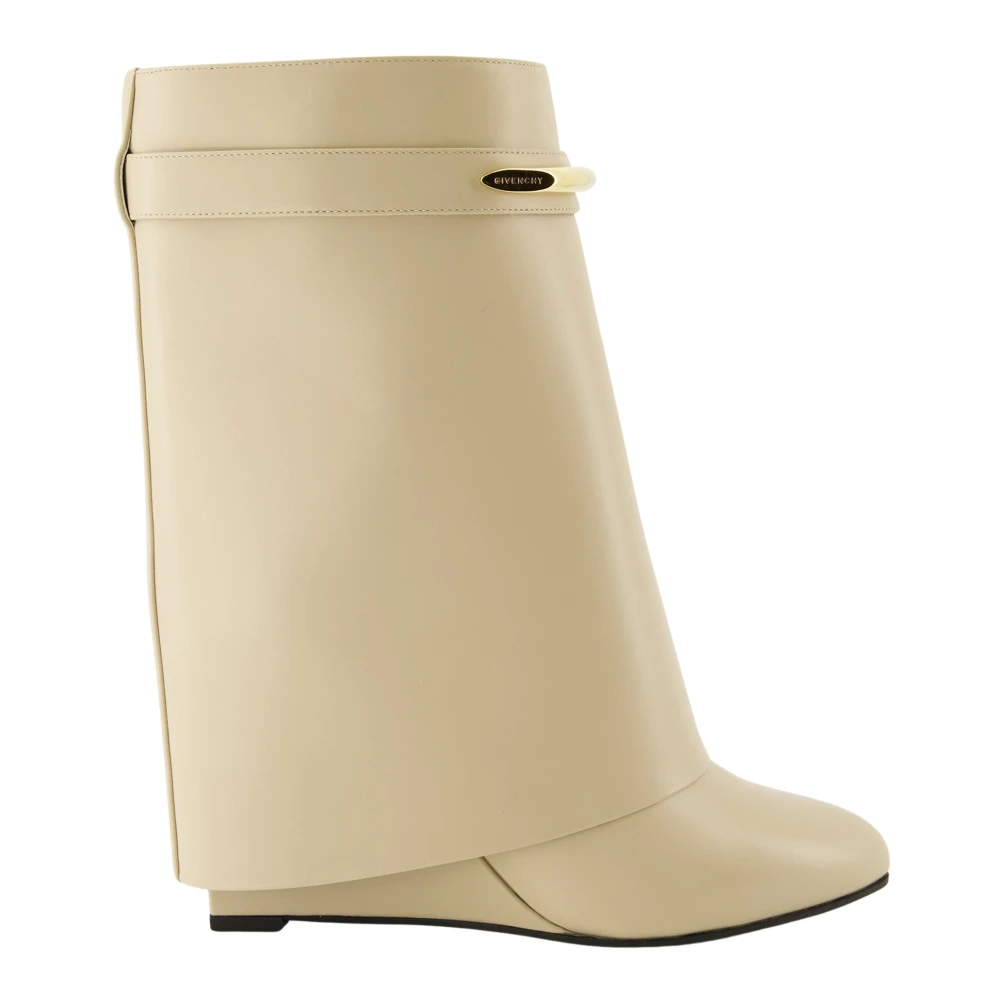 Givenchy Women's Beige Shark Ankle Boots - High Boots - 5 Uk - Shoes