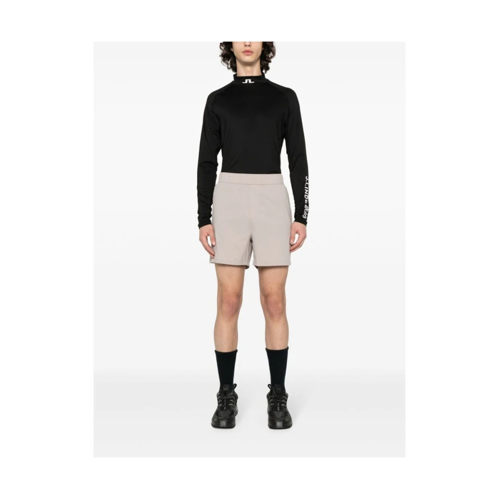 Calvin Klein Sportieve Grijze Seersucker Shorts Gray Heren