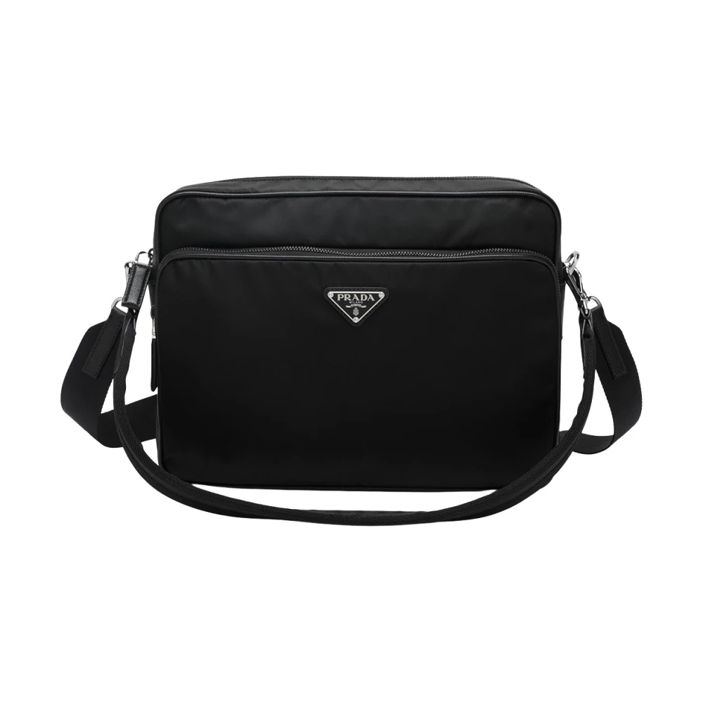 Prada Nylon Crossbody Bag - Male - Cross Body Bags - Black - One Size - Bags - Image 2