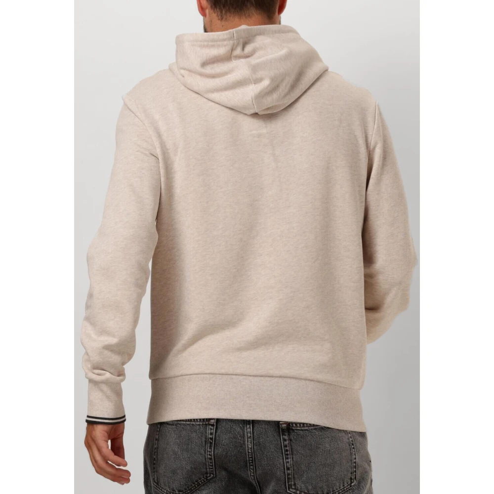 Fred Perry Tipped Hooded Sweatshirt Heren Sweater Beige Heren