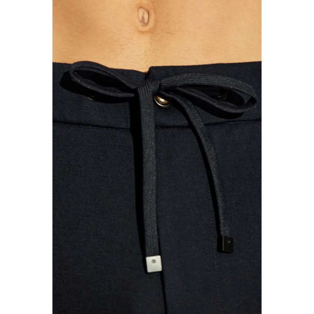 Moncler Wollen broek Blue Heren