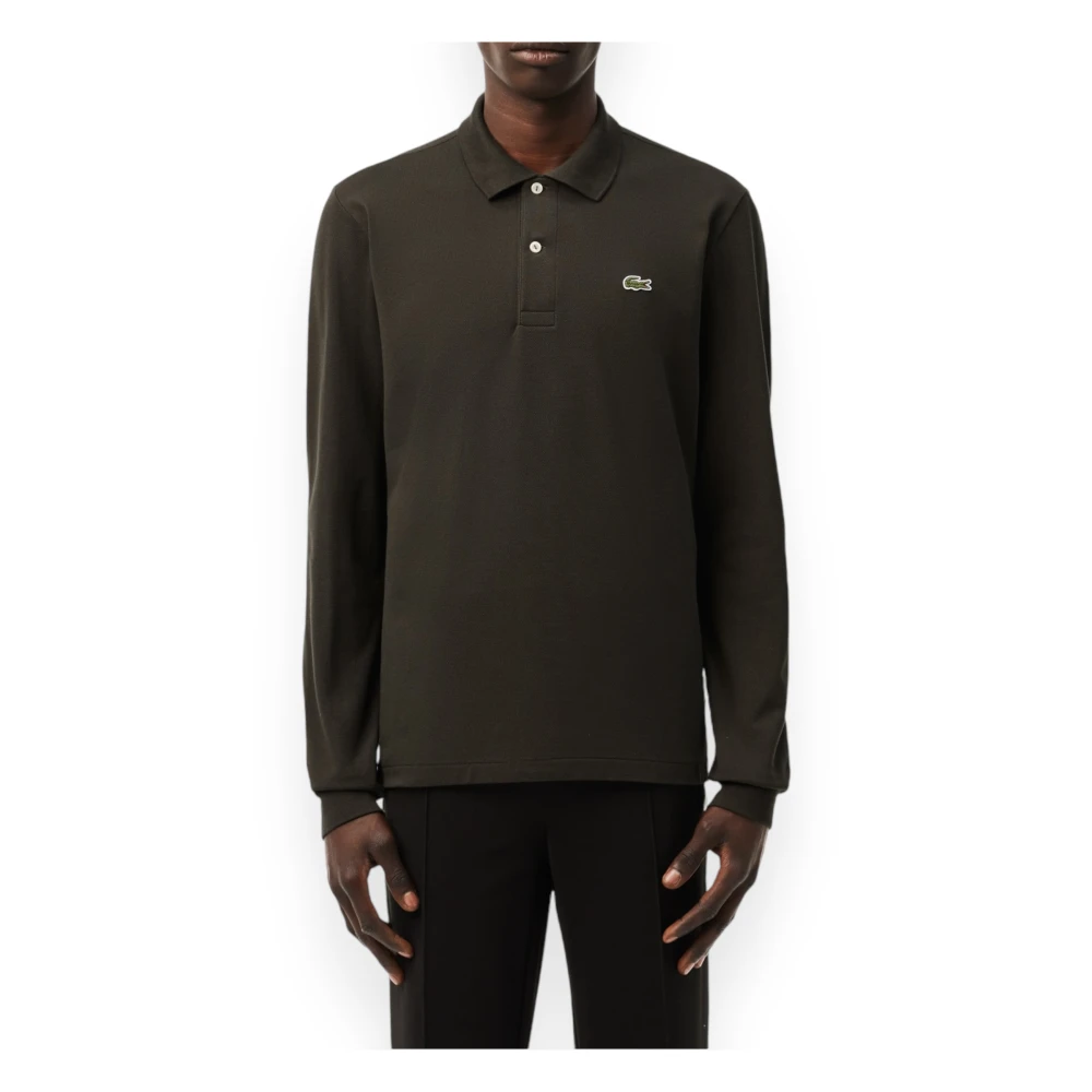 Lacoste Beste Polo met Lange Mouwen Green Heren