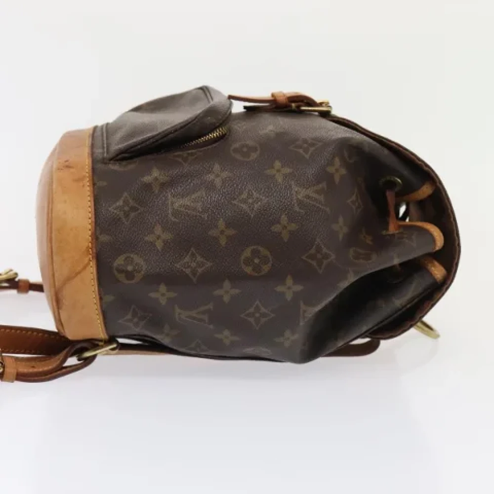 Louis Vuitton Vintage Pre-owned Canvas backpacks Brown Dames