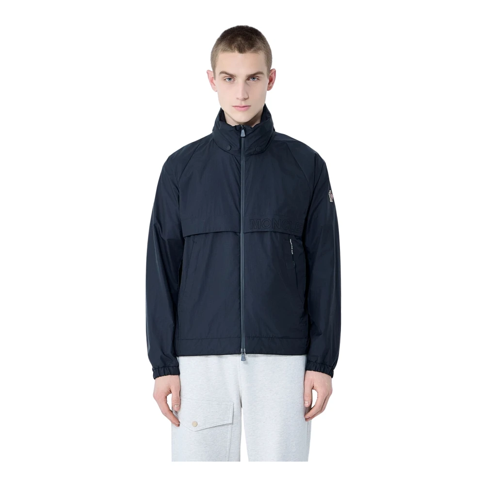 Moncler Men's Black Packable Hooded Windbreaker Jacket - Light Jackets - M - Jackets