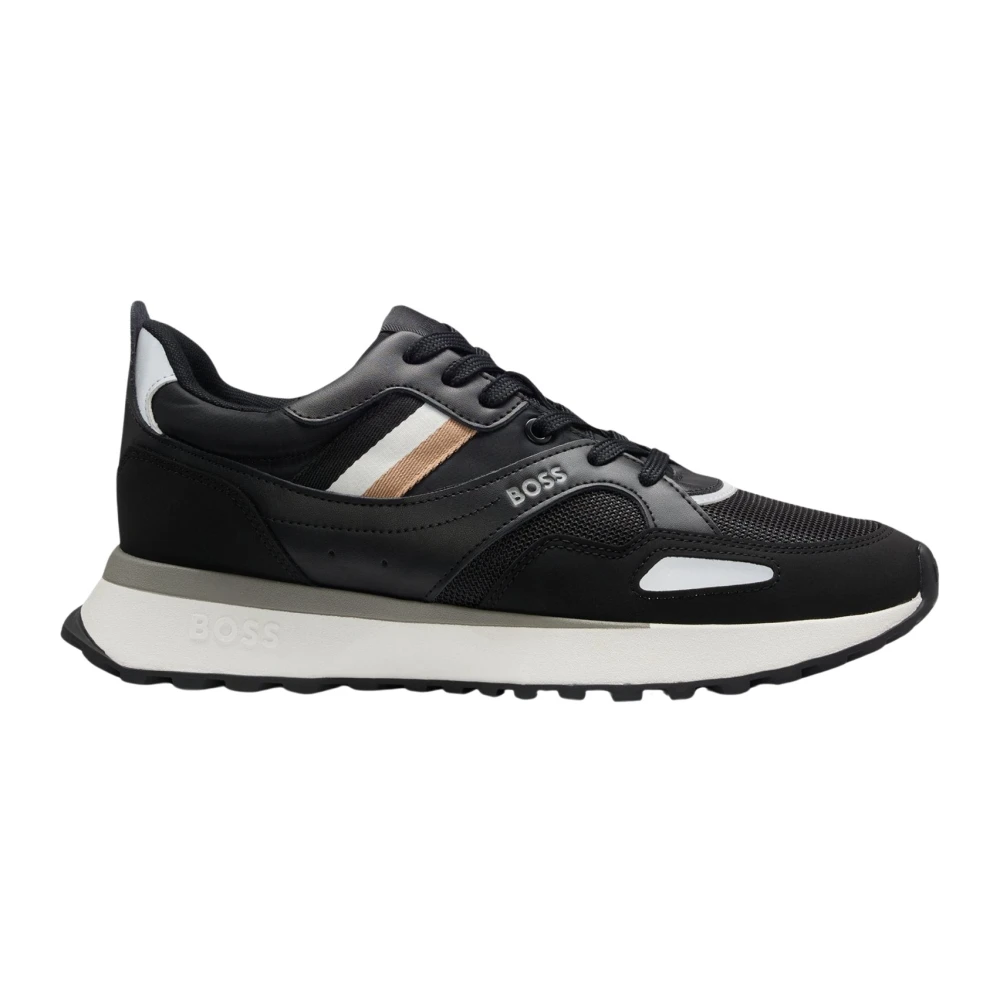 Boss Running Style Trainers Heren Schoenen Zwart