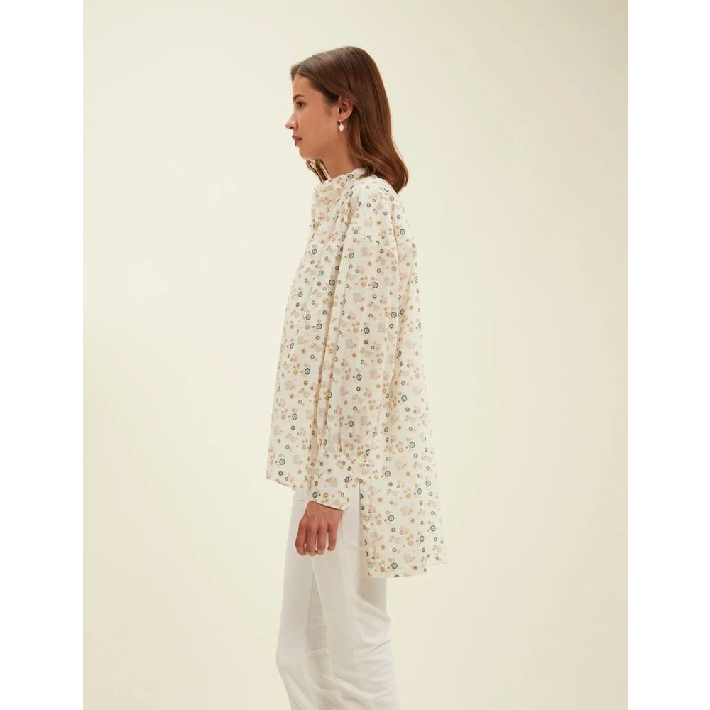 Ines De La Fressange Paris Bloemenshirt voor de zomer Beige Dames