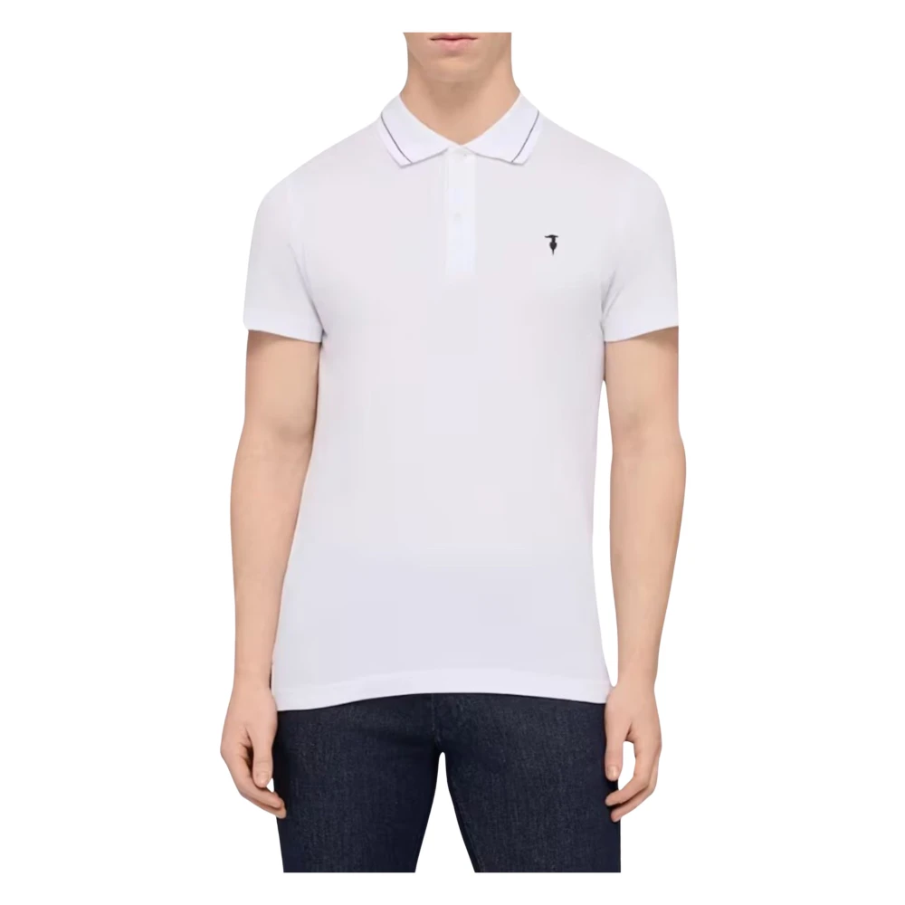 Trussardi Uomo Bianco Top, Xl, New,
