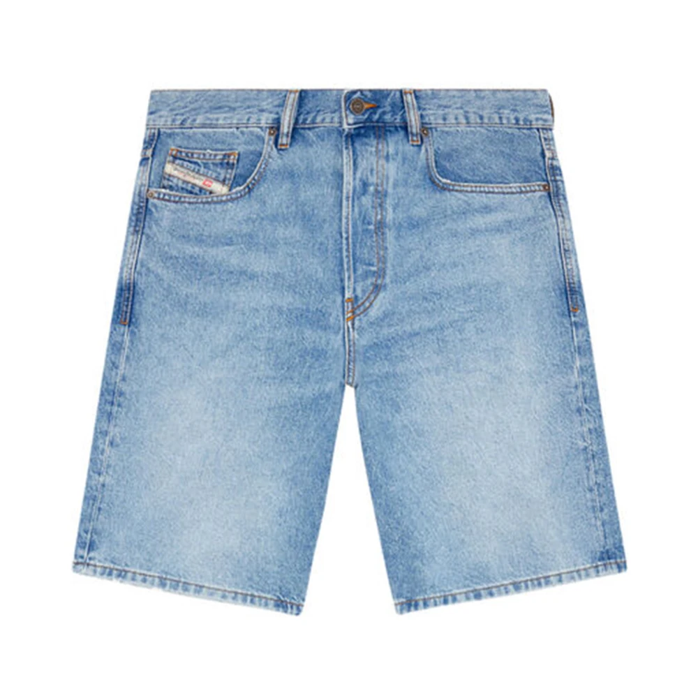 Regular-Short Lyseblå Jeans