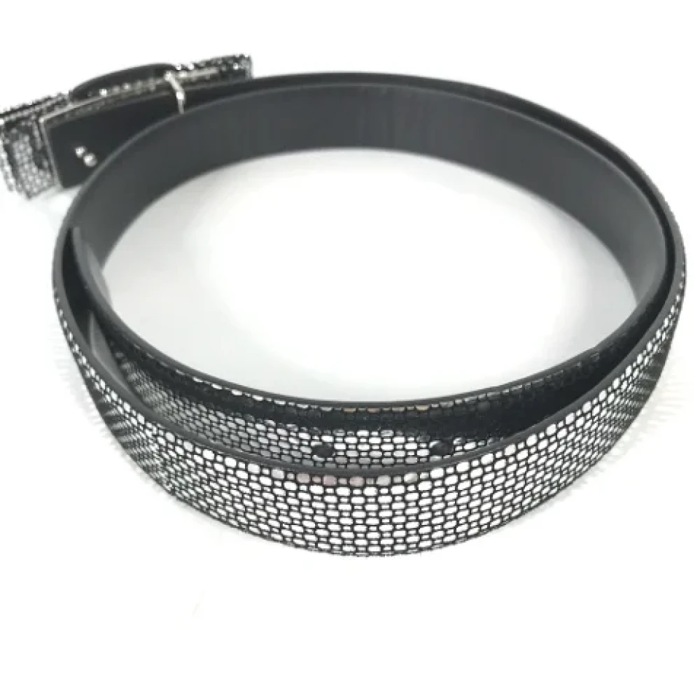 Salvatore Ferragamo Pre-owned Leather belts Black Dames