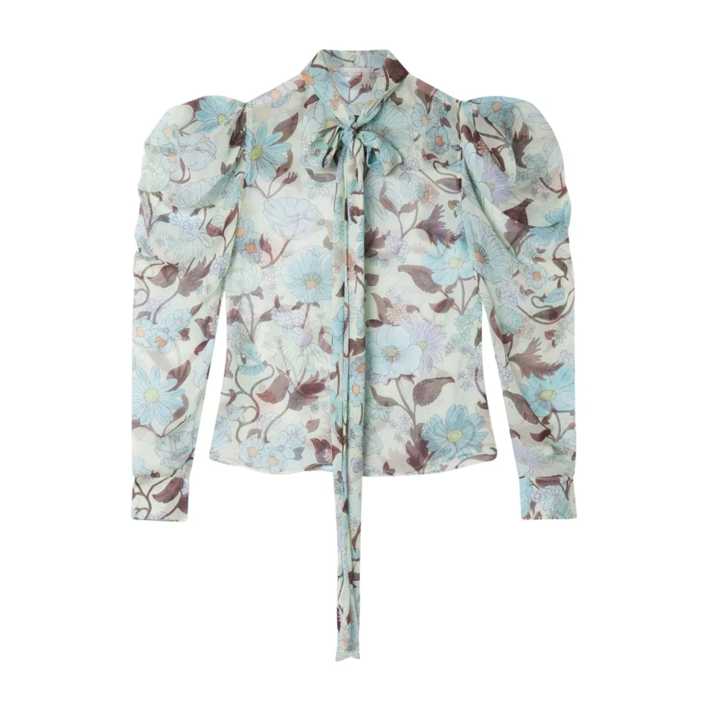 Stella Mccartney Bloemenprint Multicolor Shirt Multicolor Dames