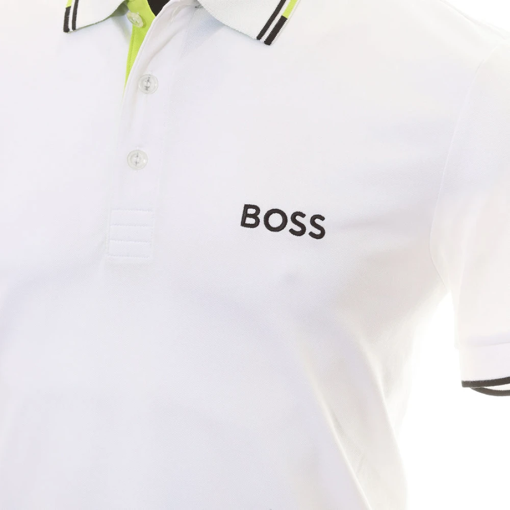 Hugo Boss Premium Golf Polo Shirt Beige Heren