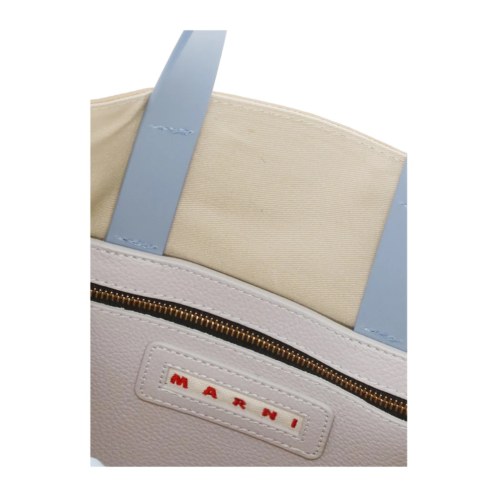 Marni Multikleur Schoudertas met Logoborduursel Multicolor Dames