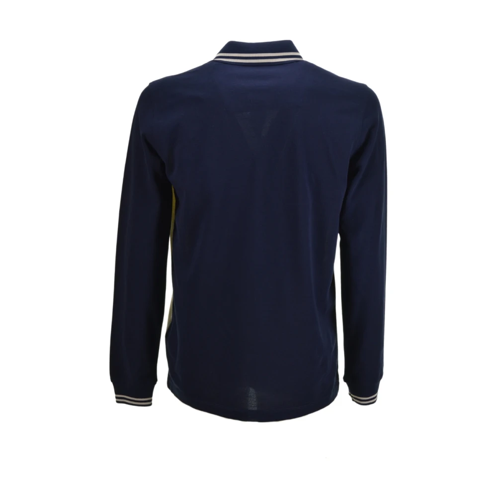 aeronautica militare Italiaanse Stijl Polo Shirt Blauw Blue Heren