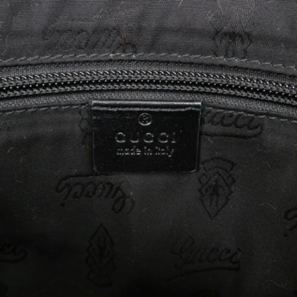 Gucci Vintage Pre-owned Coated canvas gucci-bags Black Dames