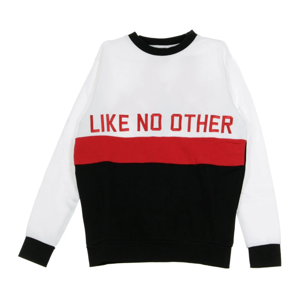 Kappa Men's Multicolor Crewneck Sweatshirt White/Black/Red - Sweatshirts - M - Sweatshirts & Hoodies