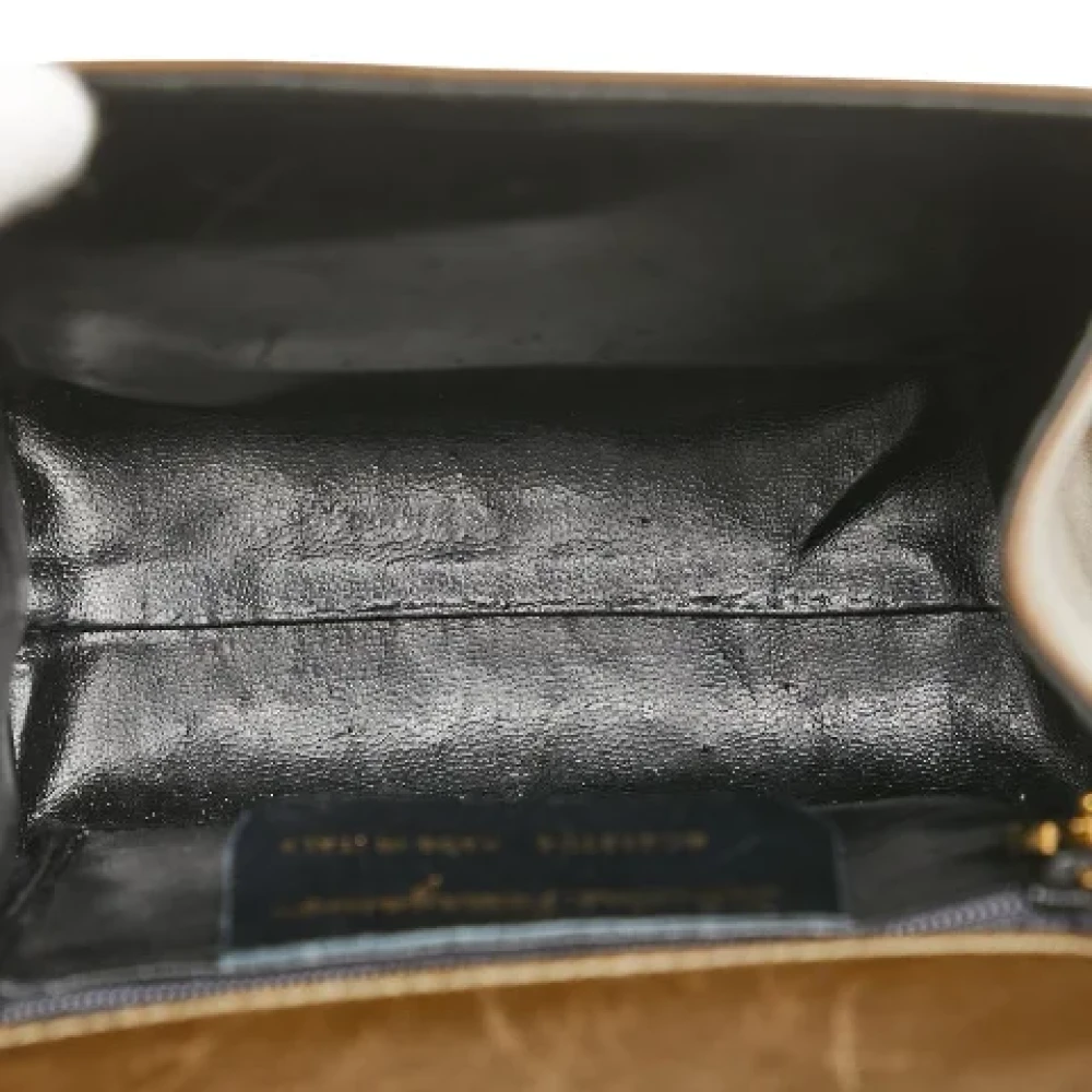 Salvatore Ferragamo Pre-owned Fabric handbags Brown Dames
