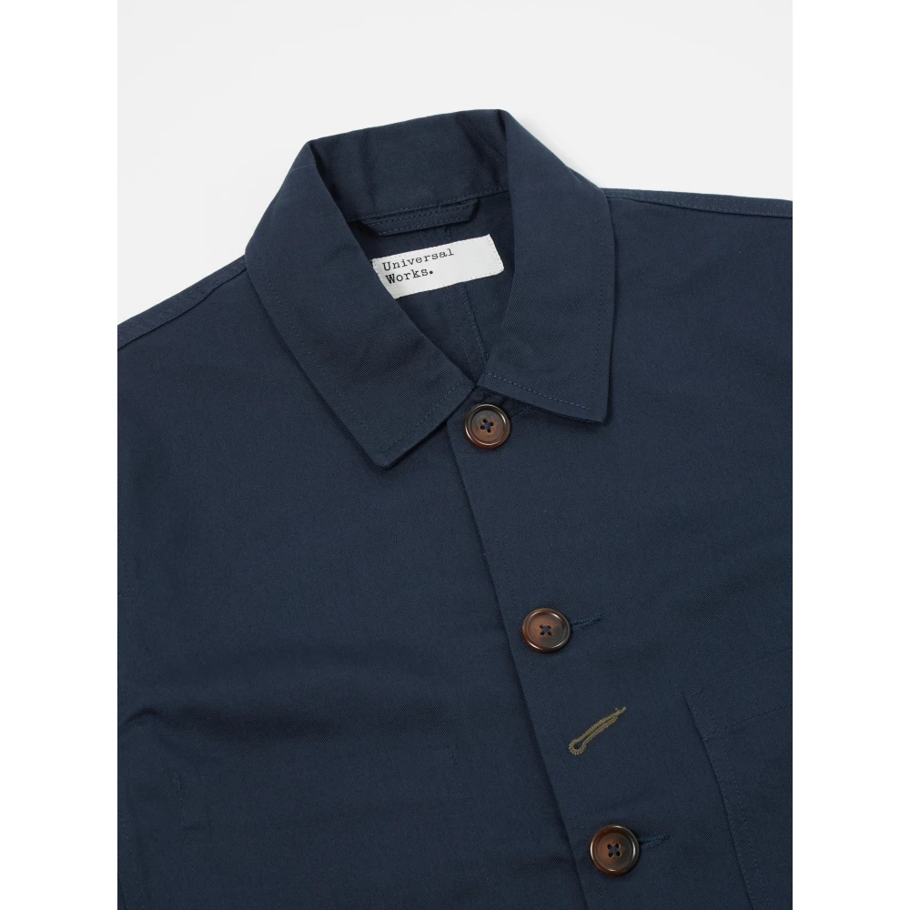 Universal Works Klassieke Navy Twill Werkjas Blue Heren