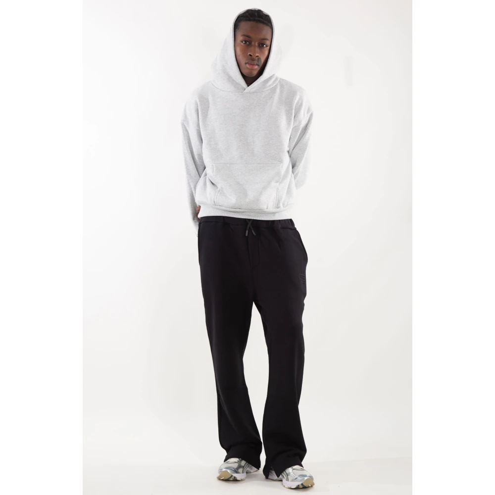 Garment Workshop Boxy Hoodie in Double Layer Stijl Gray Heren