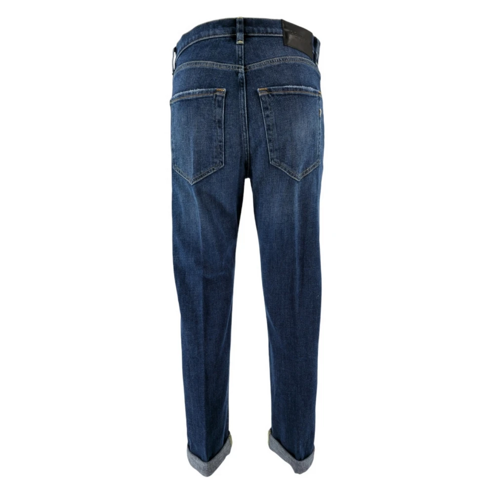 Dondup Icon Medium Denim Jeans Blue Dames