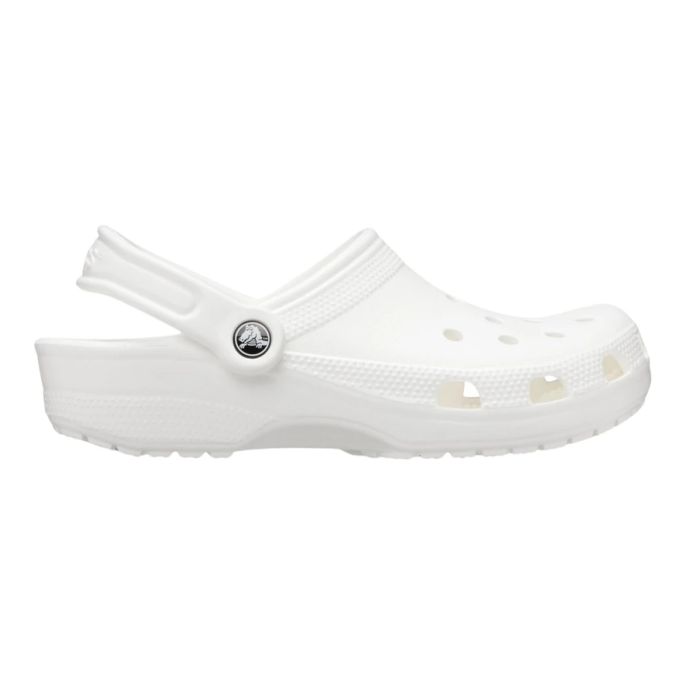 Crocs Men's White Clogs, 14 Uk, Classic Clog Sabot Shoes