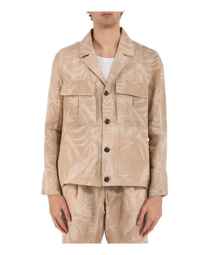 veste-a-motifs-en-lin