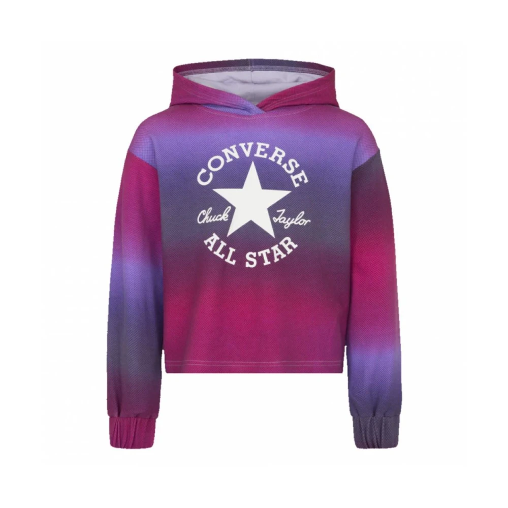 Converse Junior Multifärgad Hoodie Polyester Lättvikt Multicolor, Pojke