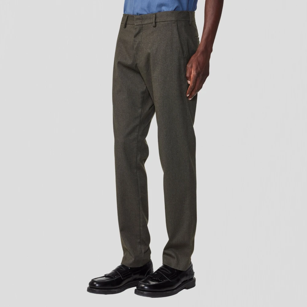 Nn07 Op Maat Gemaakte Chino Broek Donkerleger Gray Heren