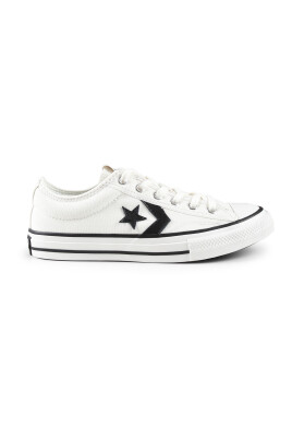 white-canvas-sneakers-with-black-logo