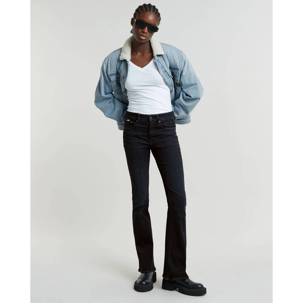 G-Star Flare Jeans Black Dames