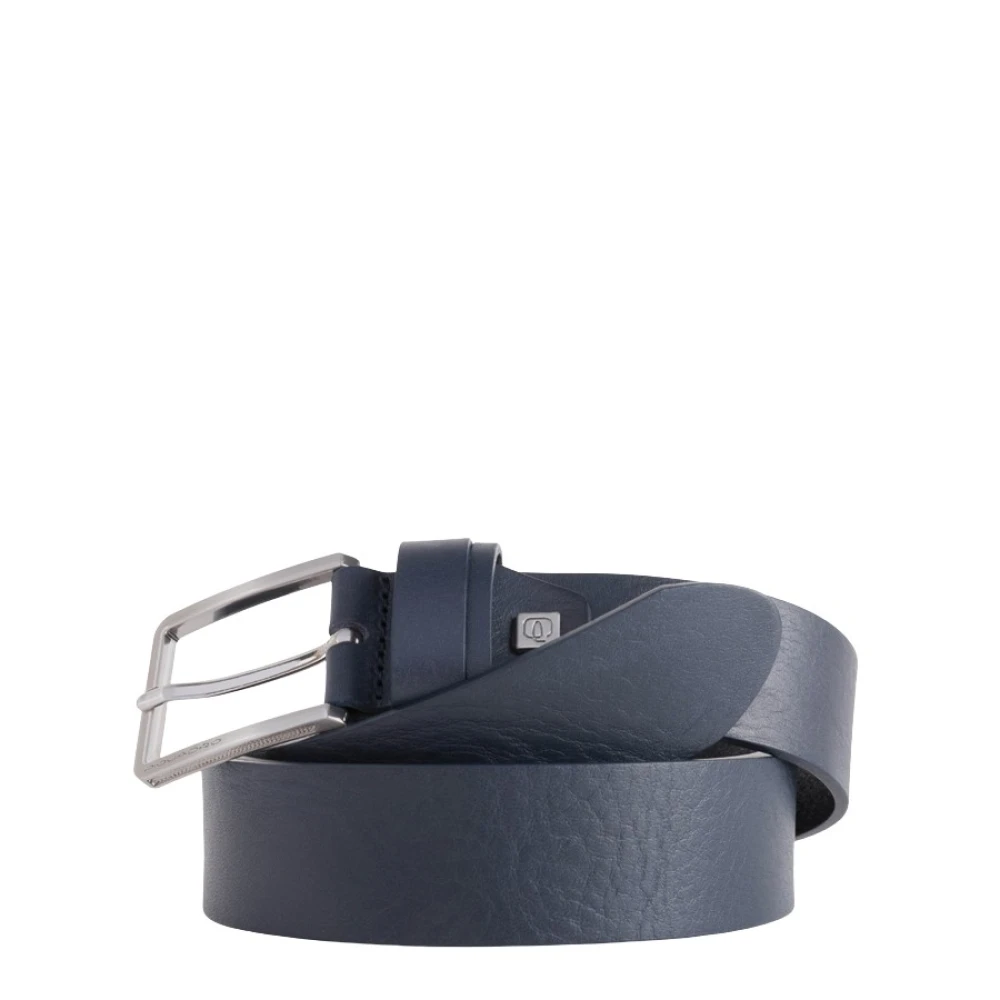 Piquadro Mannelijk Blauw Men’s Belt With Prong Buckle