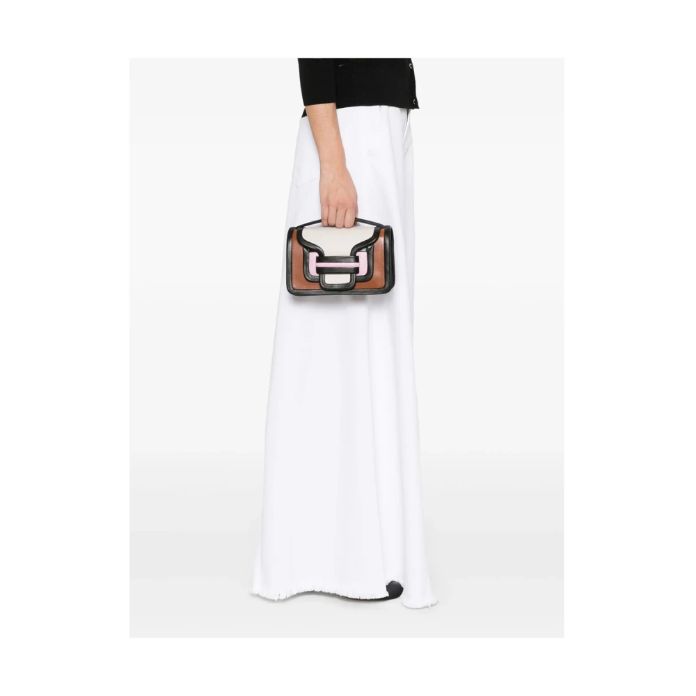 Pierre Hardy Bruine Schoudertas met Overslag Multicolor Dames