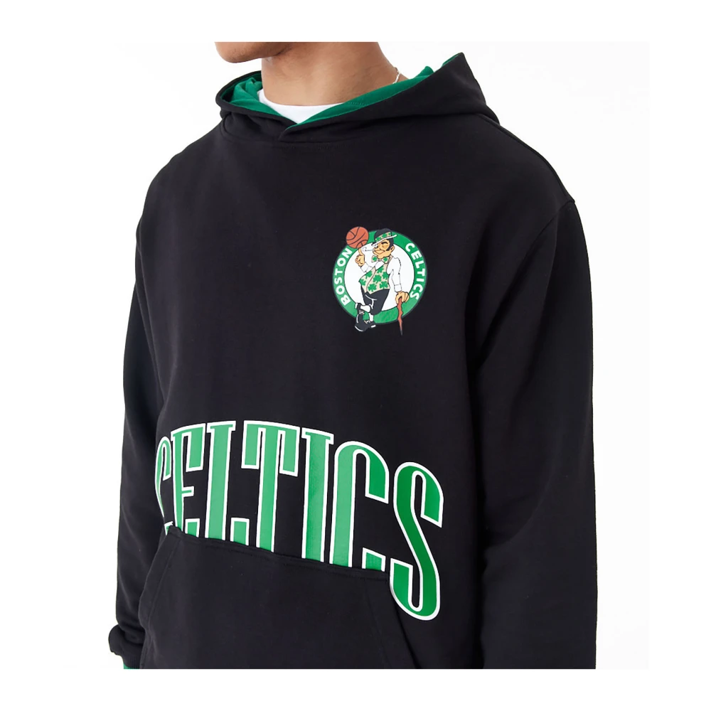 new era Boston Celtics Arch Grafische Sweater Black Heren