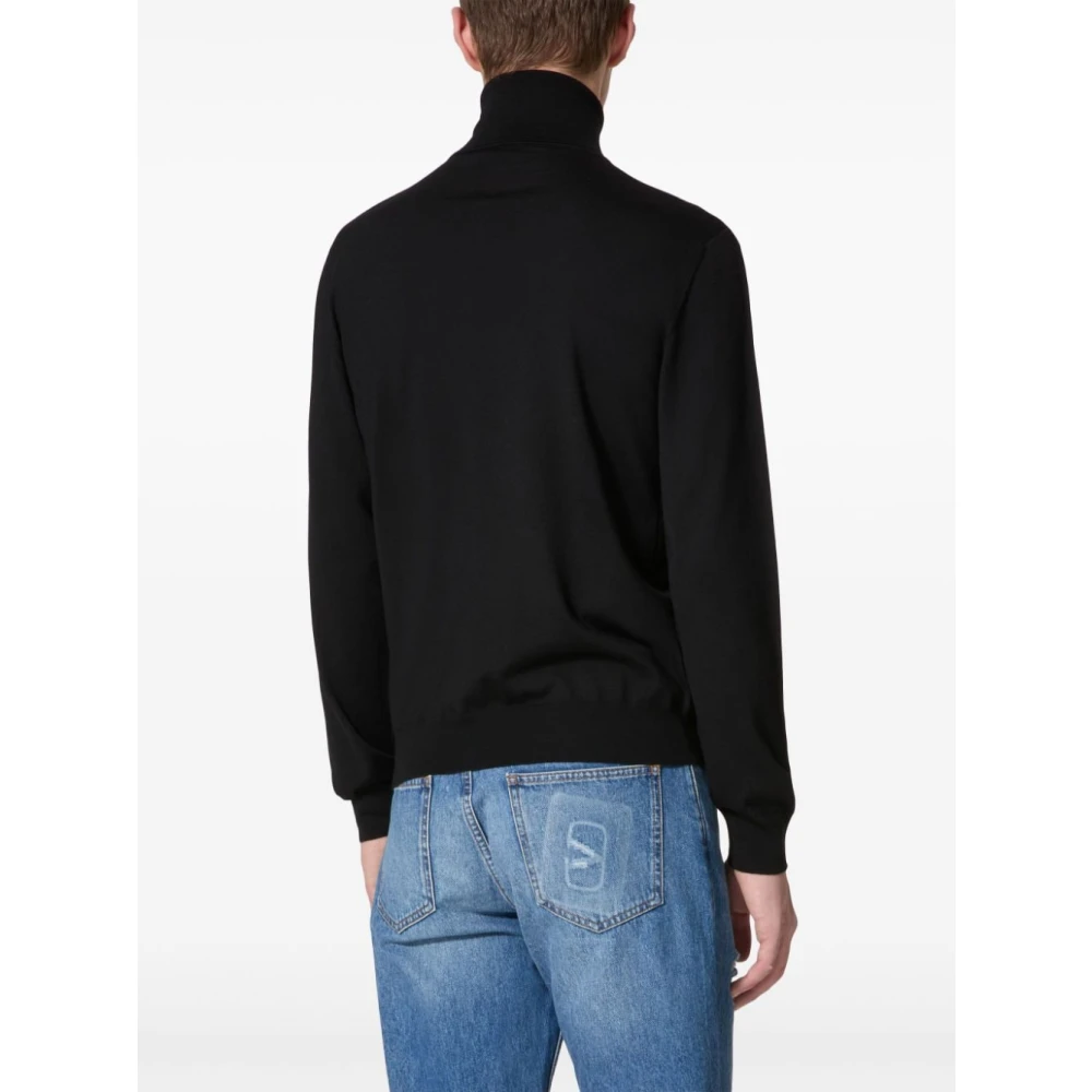 Valentino Garavani Zwarte Broek Elegante Stijl Black Heren