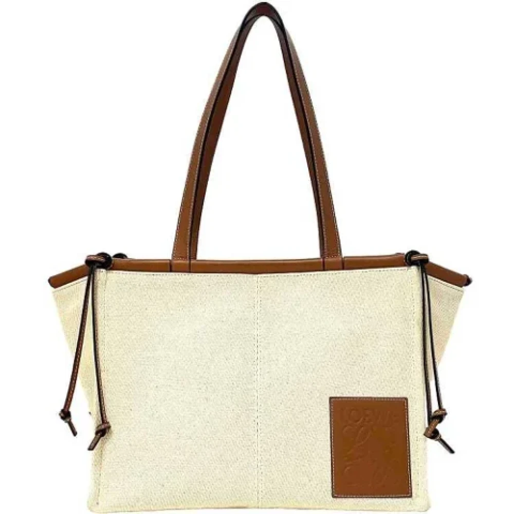Loewe Pre-owned Fabric totes White Dames