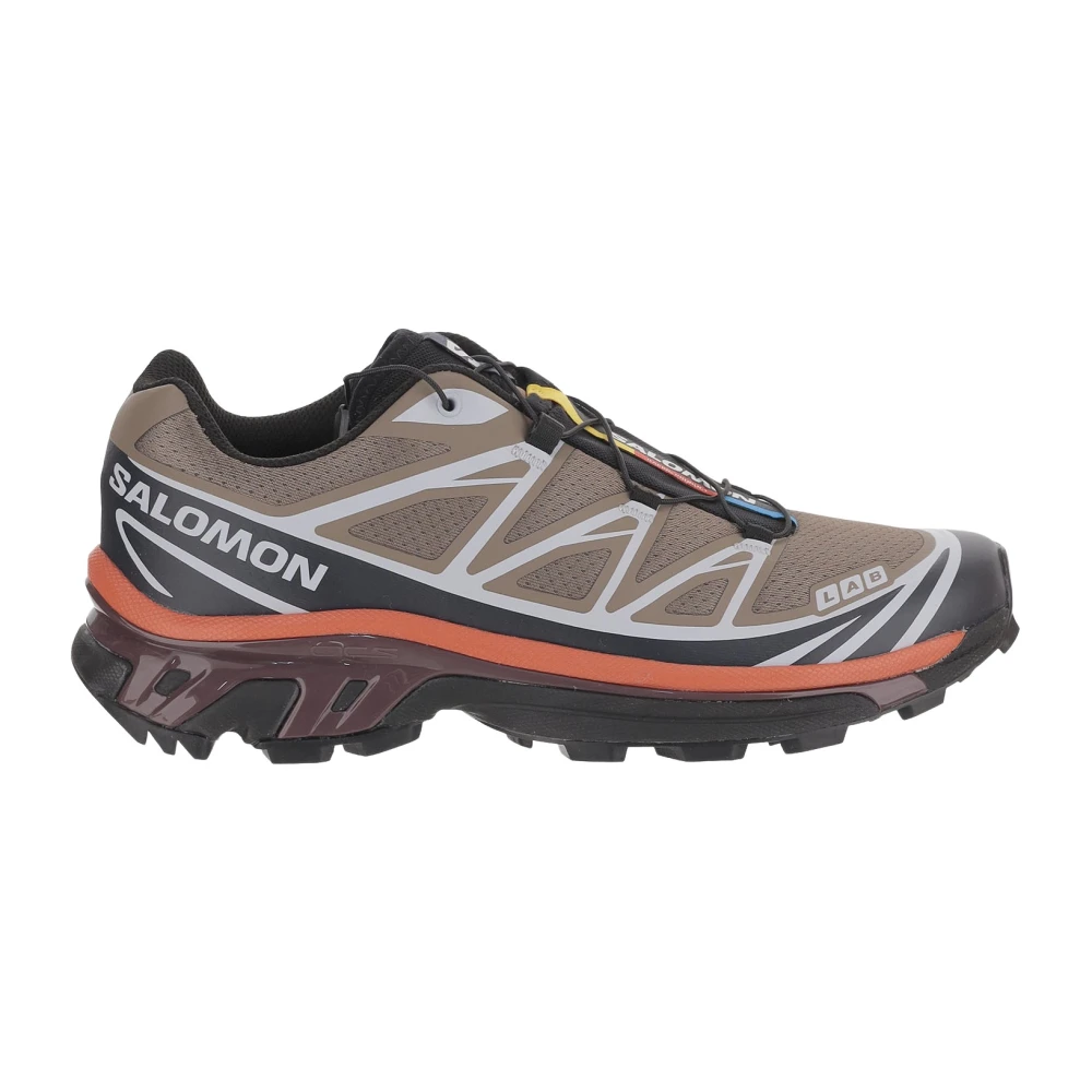 Salomon Brown Xt-6 Trainers - Male - Running Shoes - 9 Uk - Sport