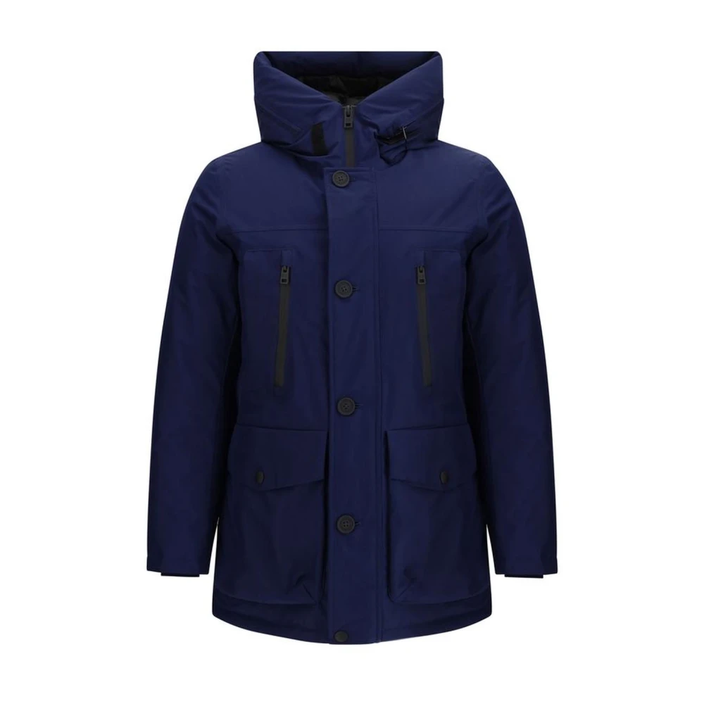 Woolrich Arktisk Parka Jacka med Flera Fickor Blue, Herr