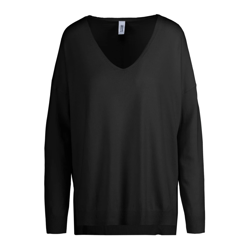 Knitwear > V-neck Knitwear - - BomBoogie - Modalova