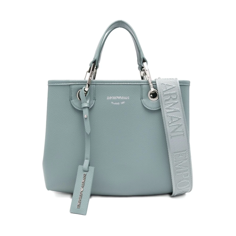 Emporio Armani Women's Gray Tote Bag - Shopping Bags - One Size - Bags