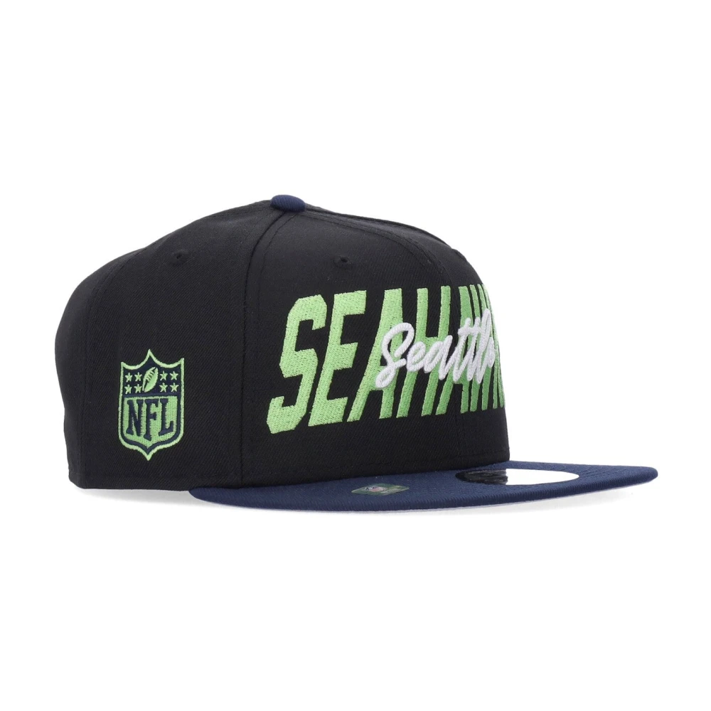 New era Seattle Seahawks Platte Klep Pet Black Heren