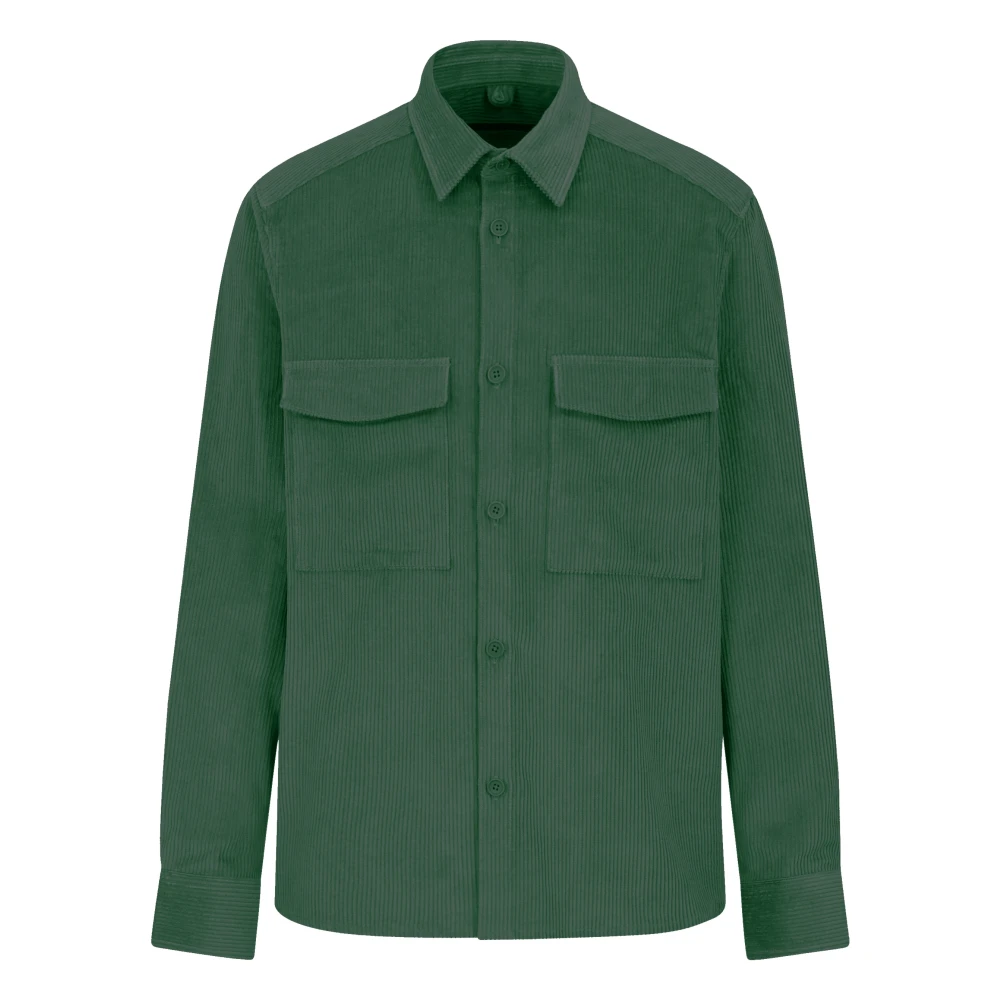 drykorn Cord Overjacket Overshirt Groen Green Heren