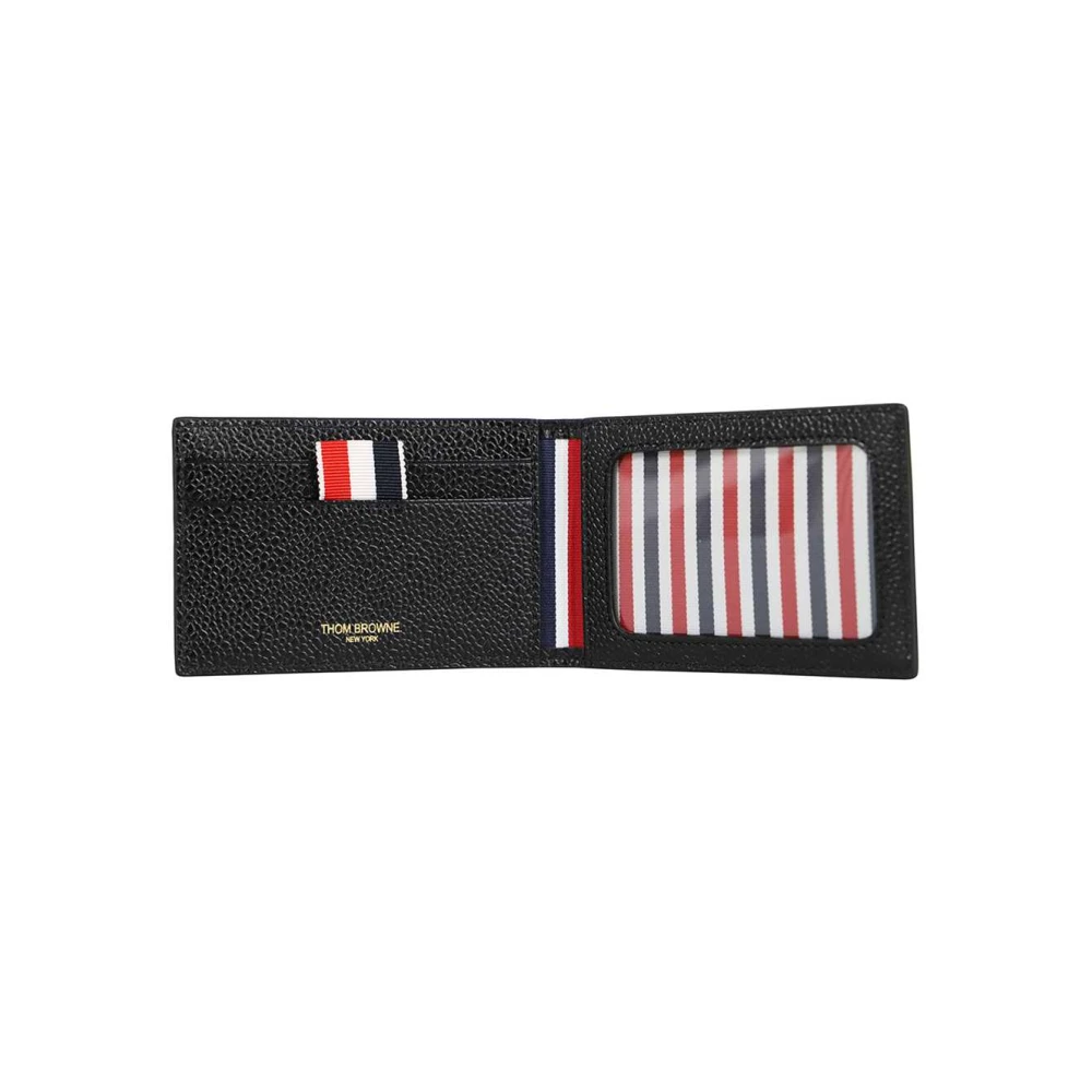Thom Browne Leren overslagportemonnee Black Heren