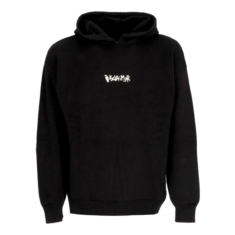 Disclaimer Katoenen Hoodie Sweaters Black Heren